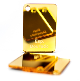 Logo de Parede em Acrílico Espelhado 2mm