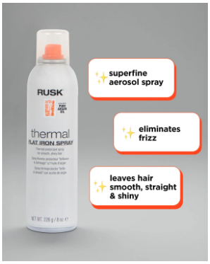 RUSK Thermal Flat Iron Spray