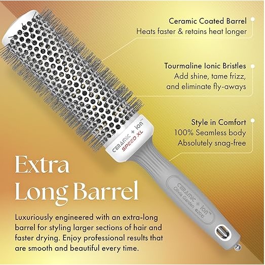 Olivia Garden Ceramic + Ion Round Hair Brush