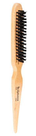 Teasing Natural Wood Brush, 3 Row
