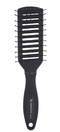 Scalmaster Tunnel Vent Brush with Rubberized Handle, 9 Row
