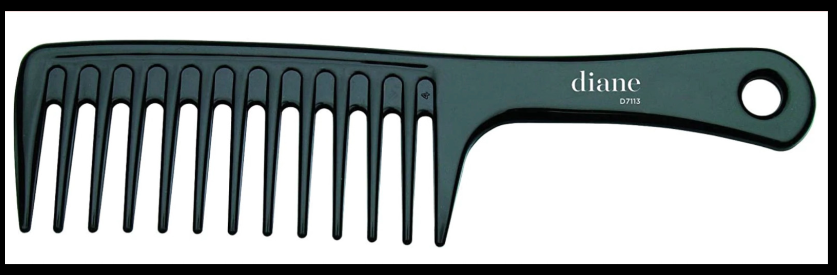 DIANE 9.75" Ionic Wide Tooth Detangle Comb
