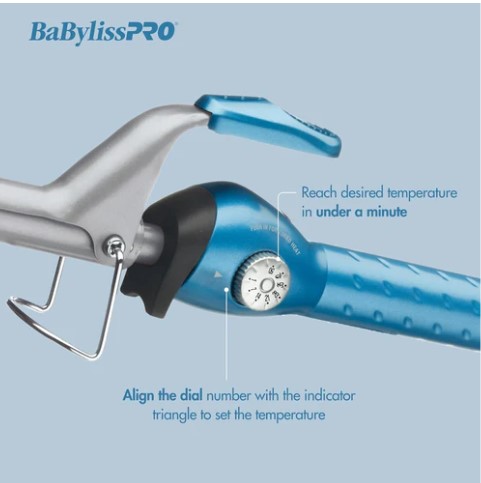 BaBylissPRO Nano Titanium Spring Curling Iron 1.5"