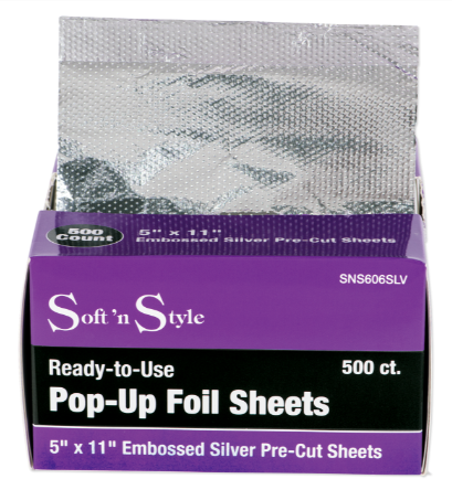 Soft ’n Style 5" x 11" Embossed Non-slip Pop-up Foil - 500 ct.