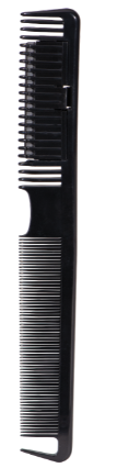 Scalpmaster Barber 2-Way Razor Comb, with 5 Blades