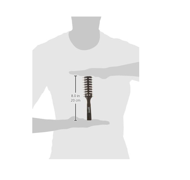 7 Rows Vent Hair Stylist Brush Black by Scalpmaster