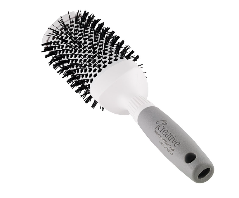 Creative Hair Brushes Triangle Ceramic & Ionic CR100 PRO, Medium 2.5"