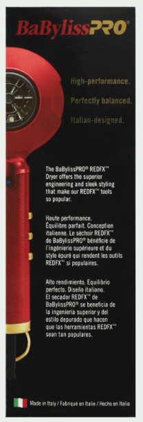 BaBylissPRO REDFX High-Performance Turbo Dryer