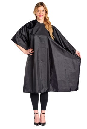 Scalpmaster Nylon Styling Cape, Snap Neck Closure
