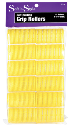 Soft 'n Style Self-Holding Grip Rollers 1 1/4"