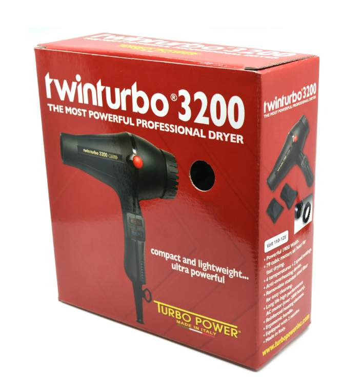 Turbo 3200 Dryer, Black