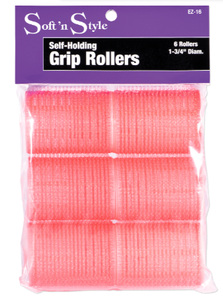 Soft 'n Style Self-Holding Grip Rollers 1 3/4"