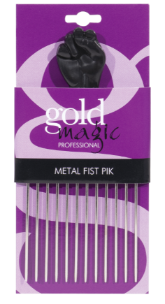 Gold Magic Metal Pik with Fist Handle - 6"