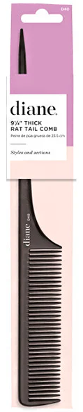Diane  9.25" Thick Rat Tail Comb