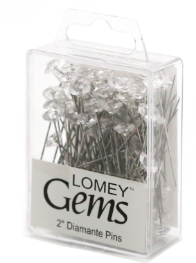 Lomey Gems 2" Diamante Pins