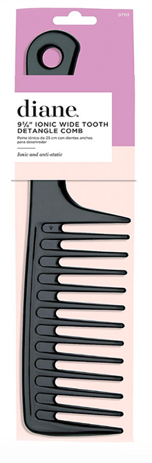 DIANE 9.75" Ionic Wide Tooth Detangle Comb