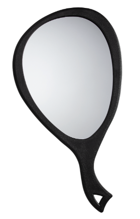 Soft ’n Style Professional Hand-Held Mirror - Black