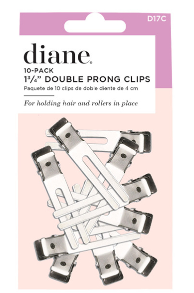 Diane 1 3/4" Double Prong Clips 10-Pack