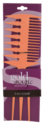 Gold Magic 3-in-1 Imitation Bone Comb