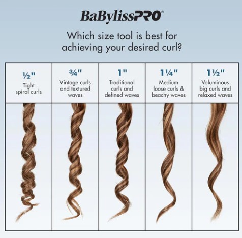 BaBylissPRO Nano Titanium Spring Curling Iron 1.5"