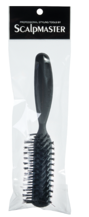 Round Neck Rubberized Brush, 7 Row