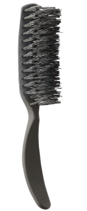 Round Neck Rubberized Brush, 7 Row