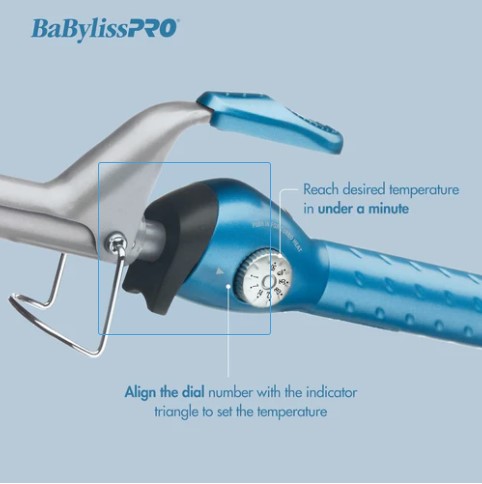 BaBylissPRO Nano Titanium Spring Curling Iron 1" 