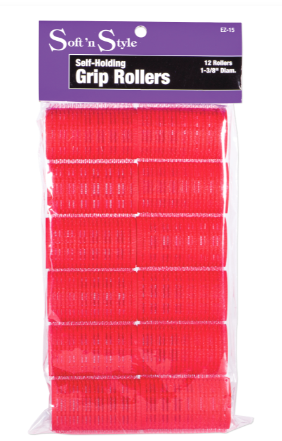 Soft 'n Style Self-Holding Grip Rollers 1 1/2"