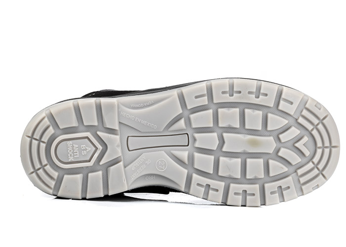Bota industrial 317-C Malla negra gris