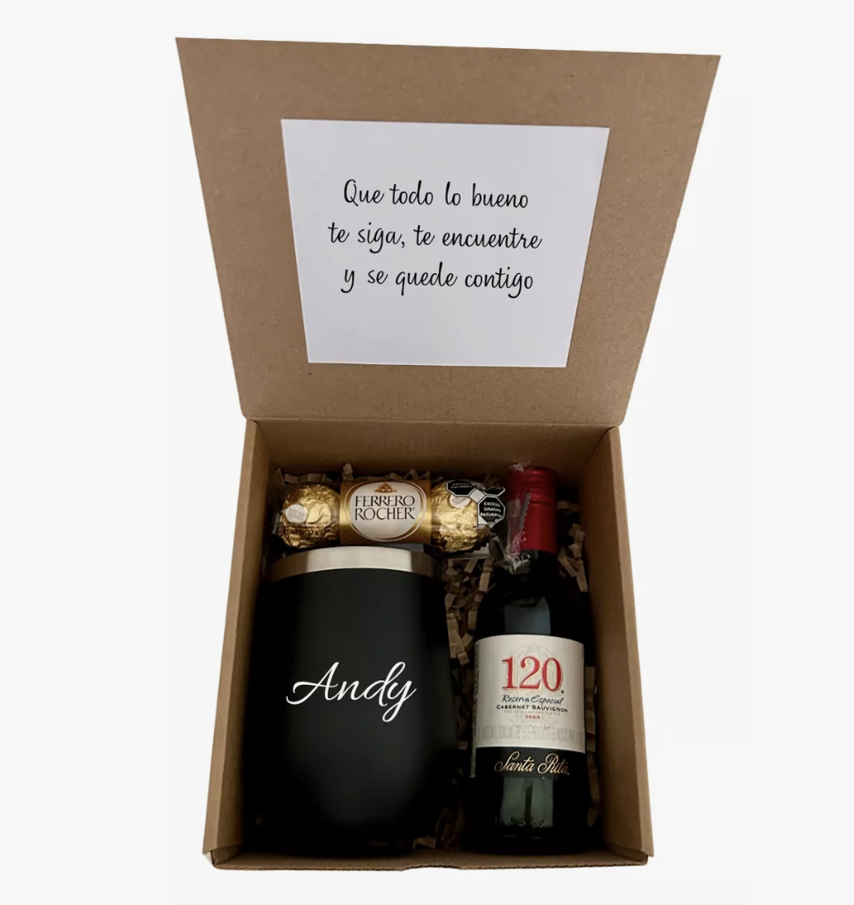 Kit Termo, Vino y Chocolates
