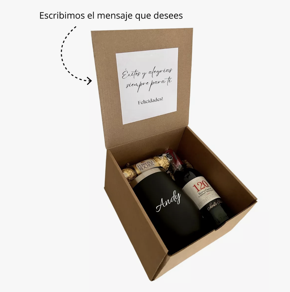 Kit Termo, Vino y Chocolates