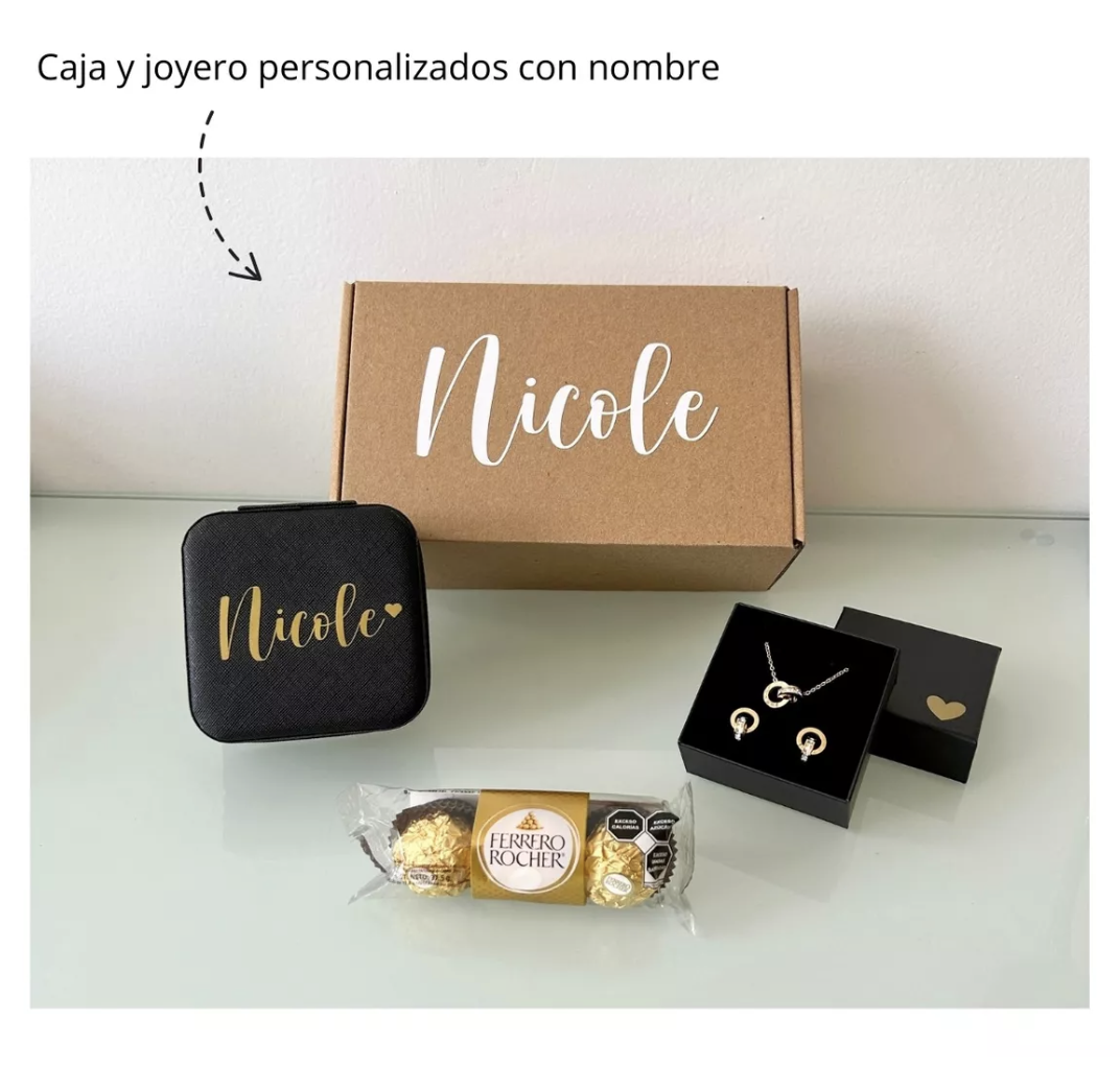 Kit Joyero, Collar y Chocolates