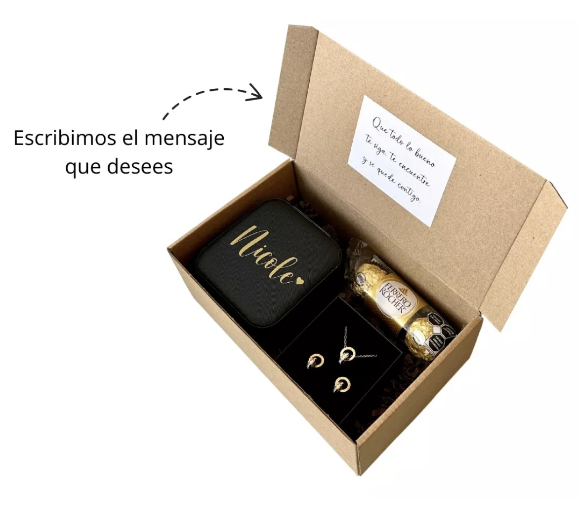 Kit Joyero, Collar y Chocolates
