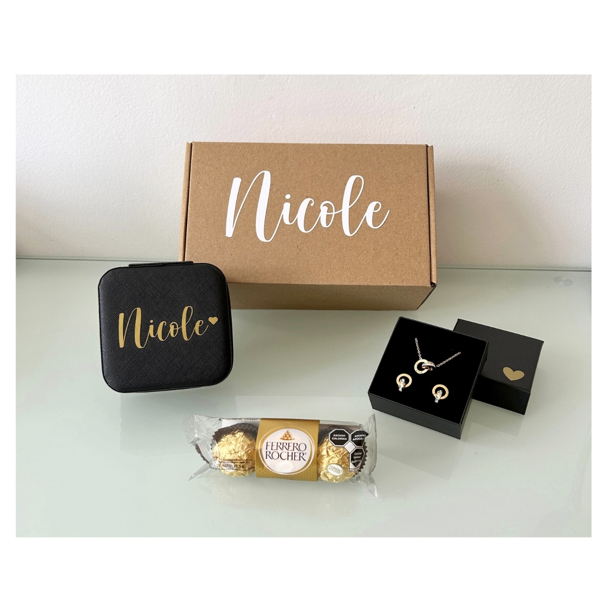 Kit Joyero, Collar y Chocolates