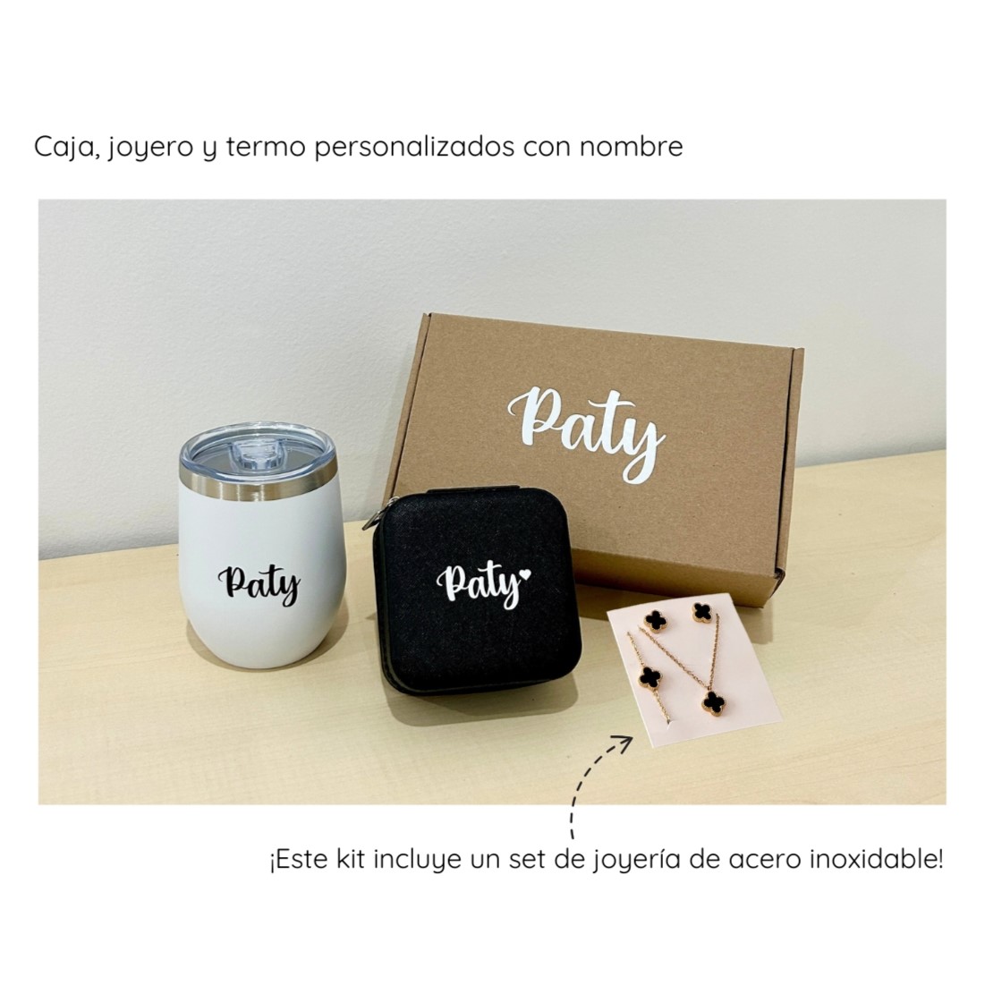 Kit Termo, Joyero y Set de Joyería
