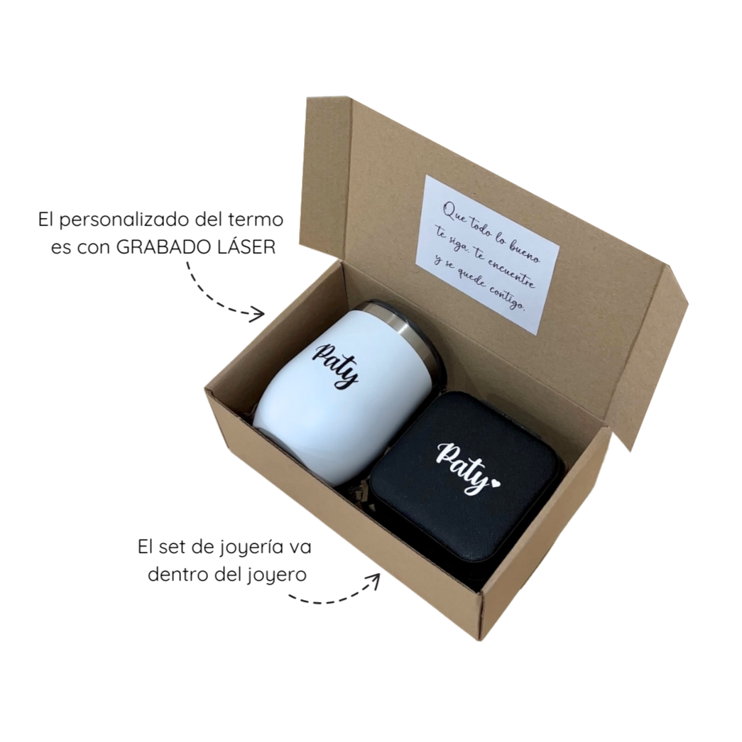 Kit Termo, Joyero y Set de Joyería