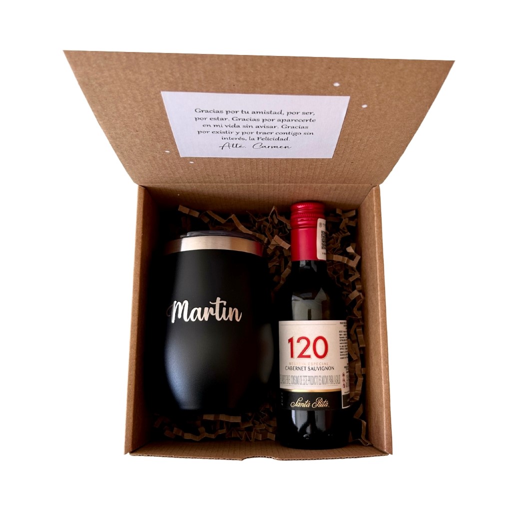 Kit Termo y Vino 