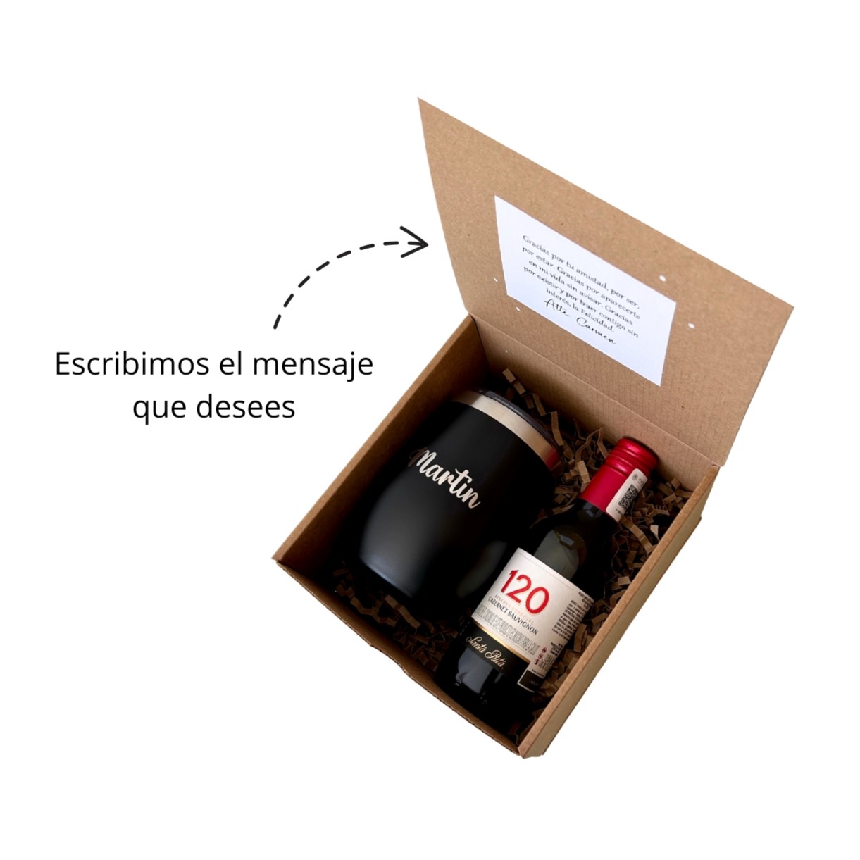 Kit Termo y Vino 