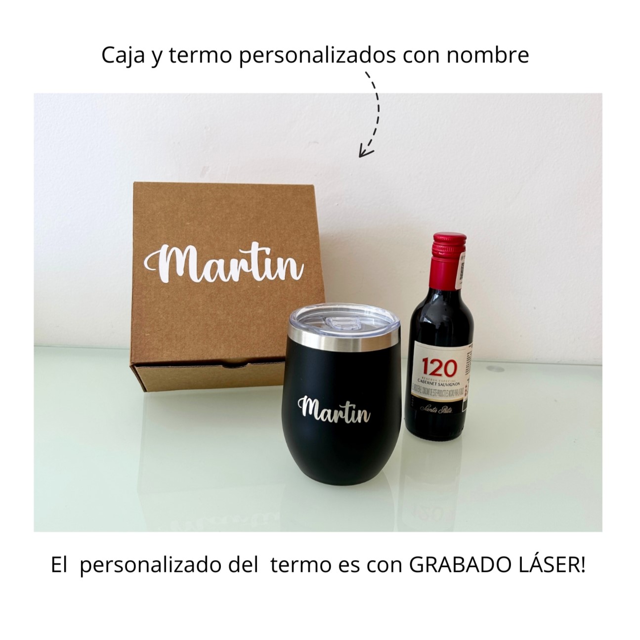 Kit Termo y Vino 