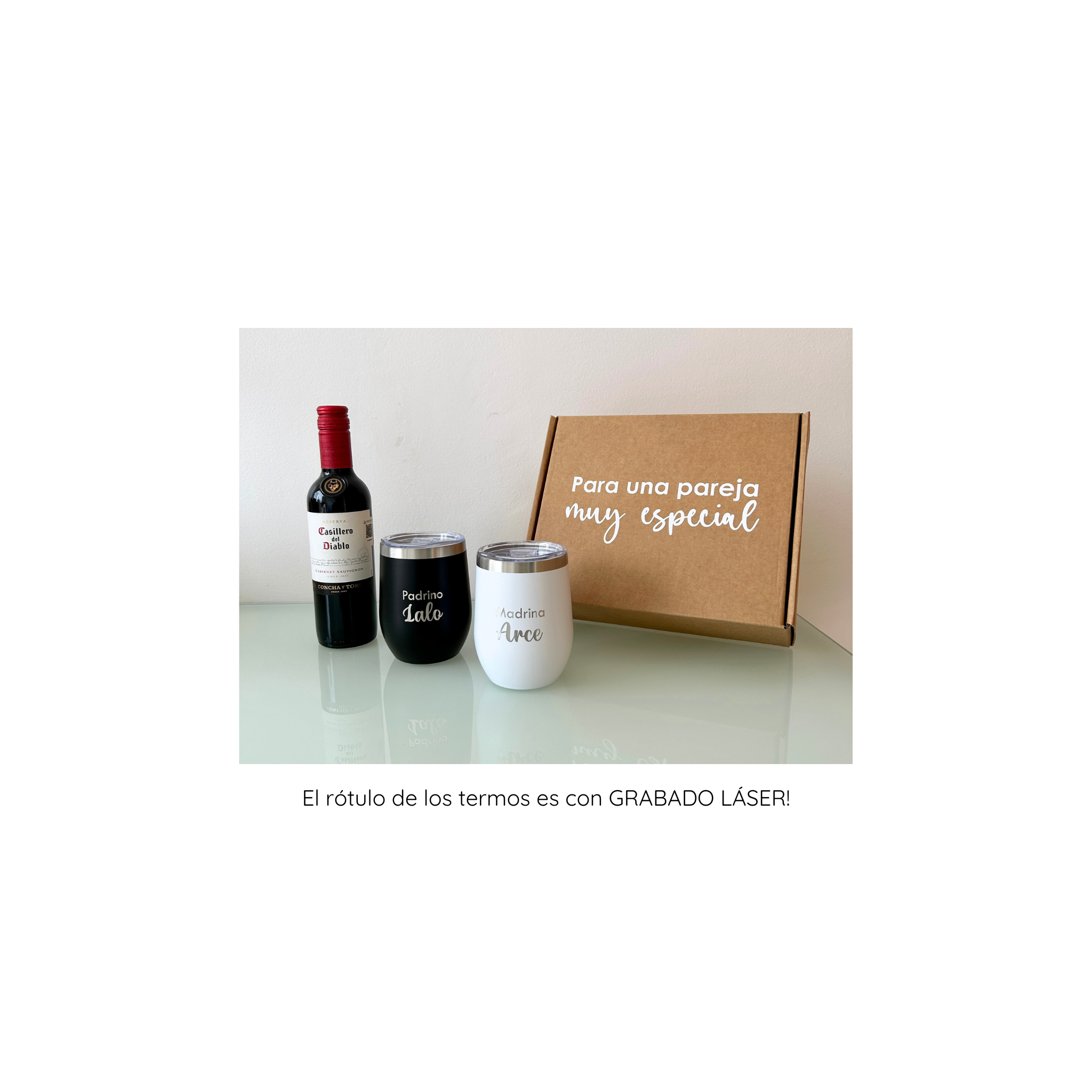 Kit Dos Termos y Vino