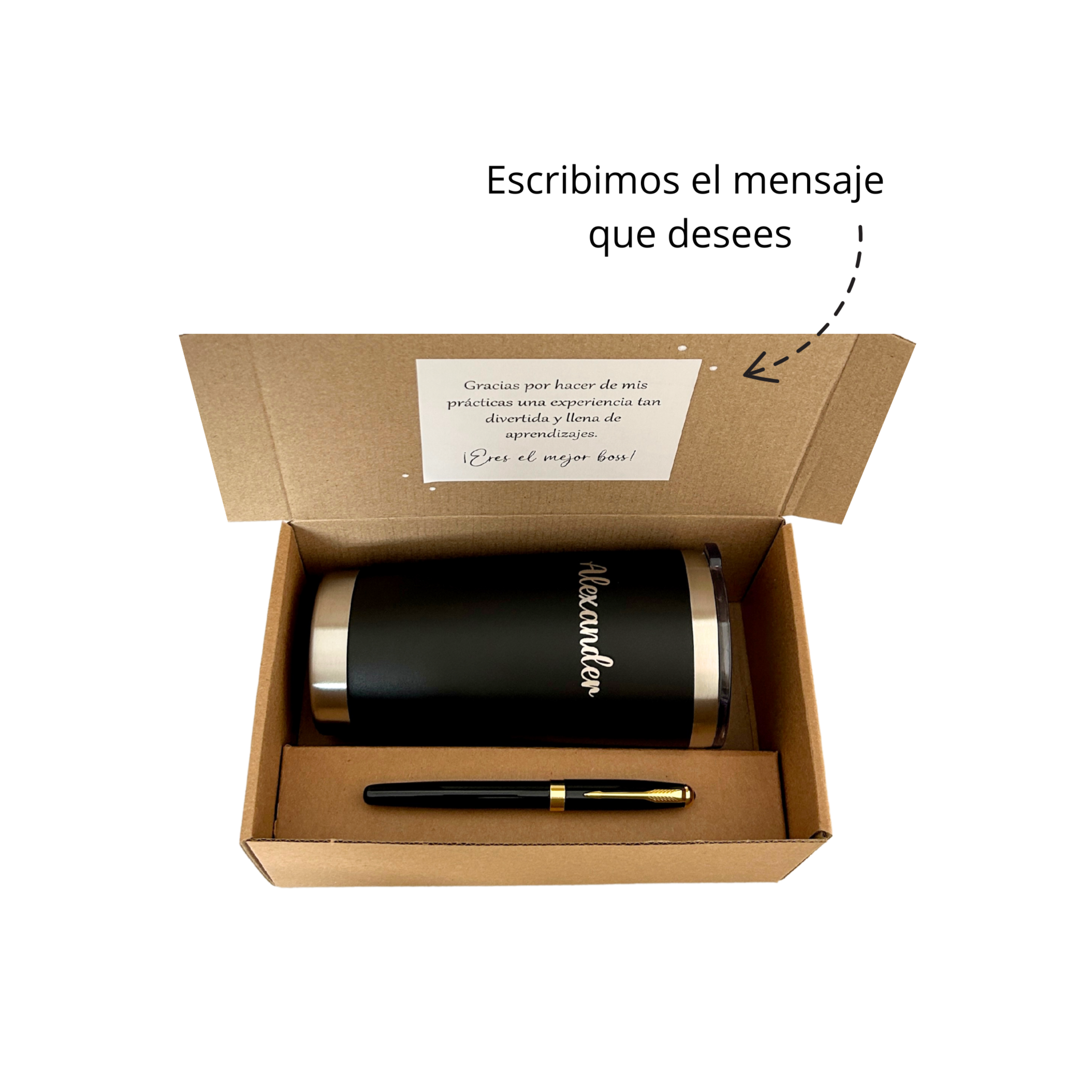 Kit Termo 20 oz y Pluma Ejecutiva