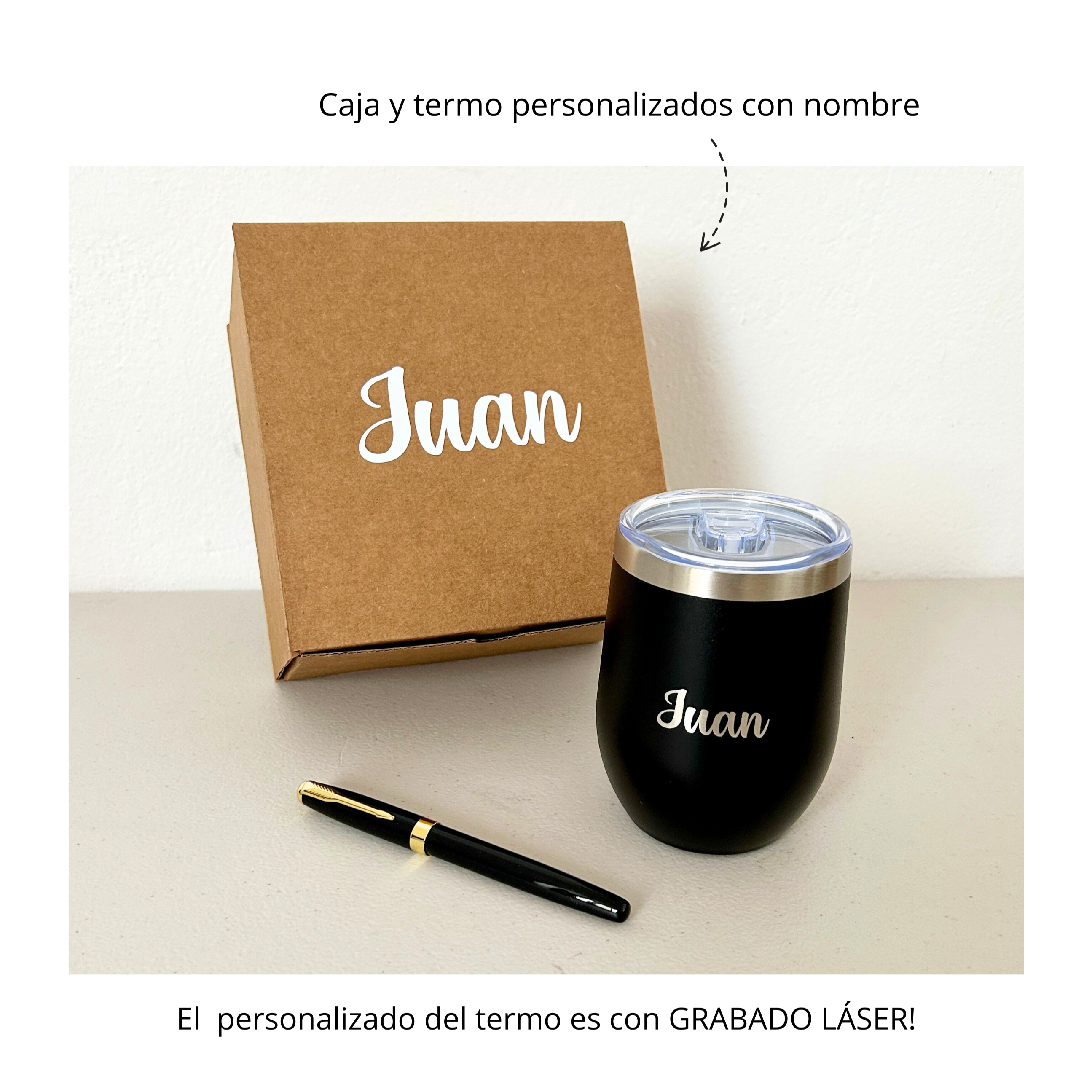 Kit Termo y Pluma Ejecutiva