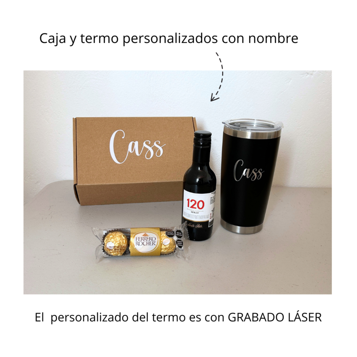 Kit Termo 20 oz, Vino y Ferrero