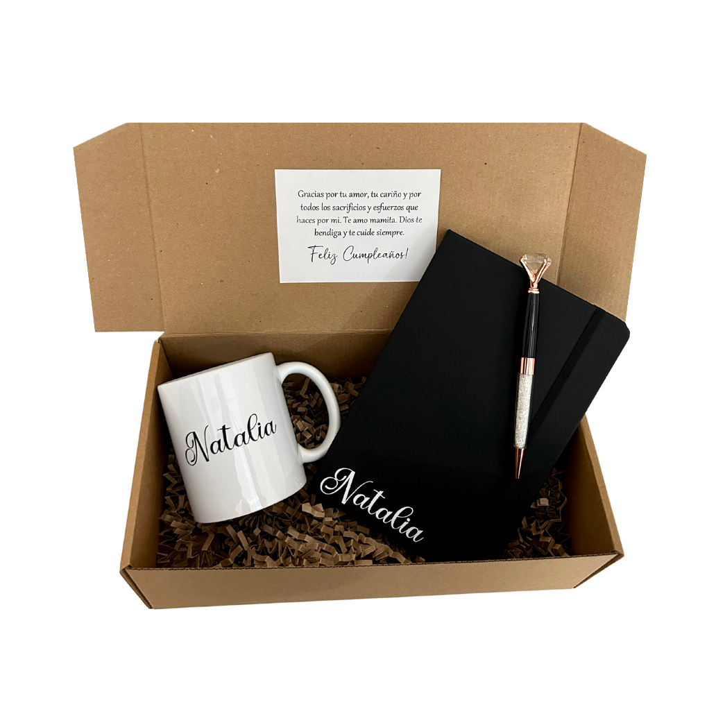 Kit Taza, Libreta y Pluma