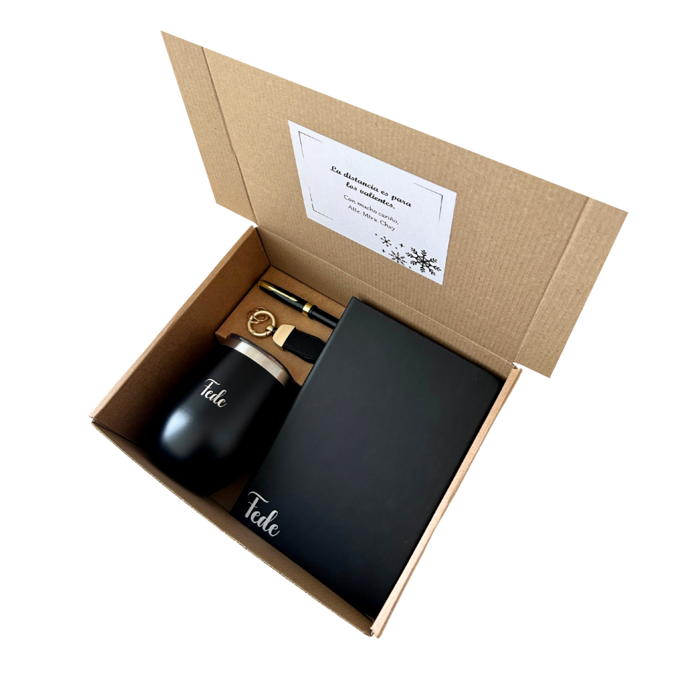 Kit Termo, Libreta, Pluma y Llavero