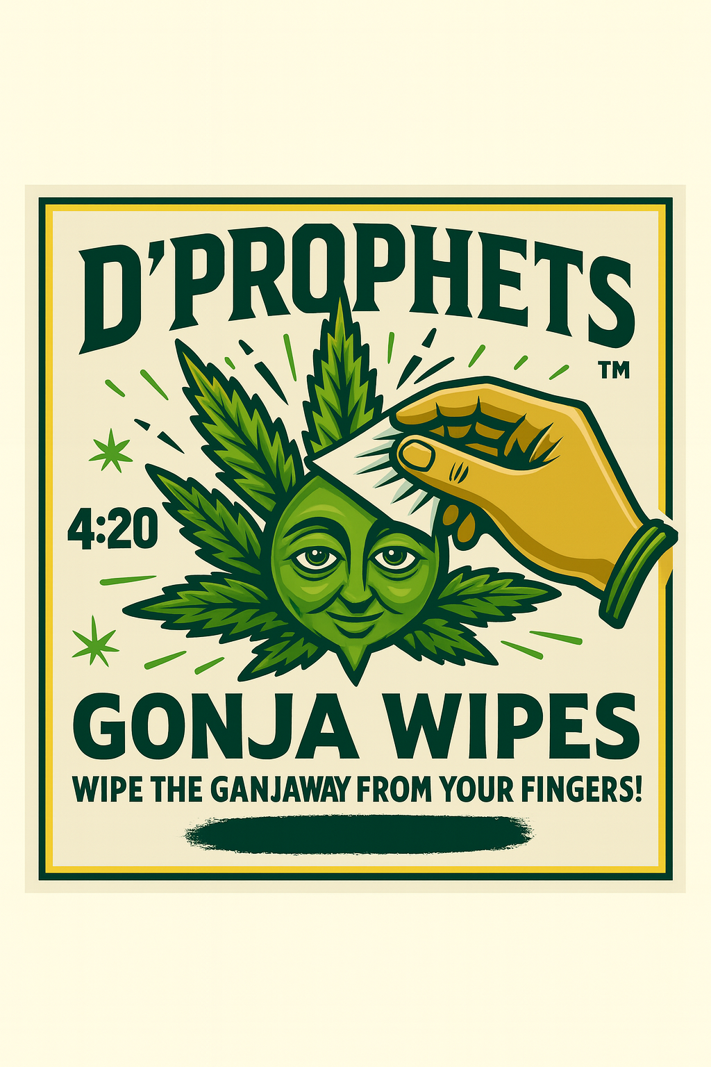 D'Prophets Gonja Wipes- Apparel