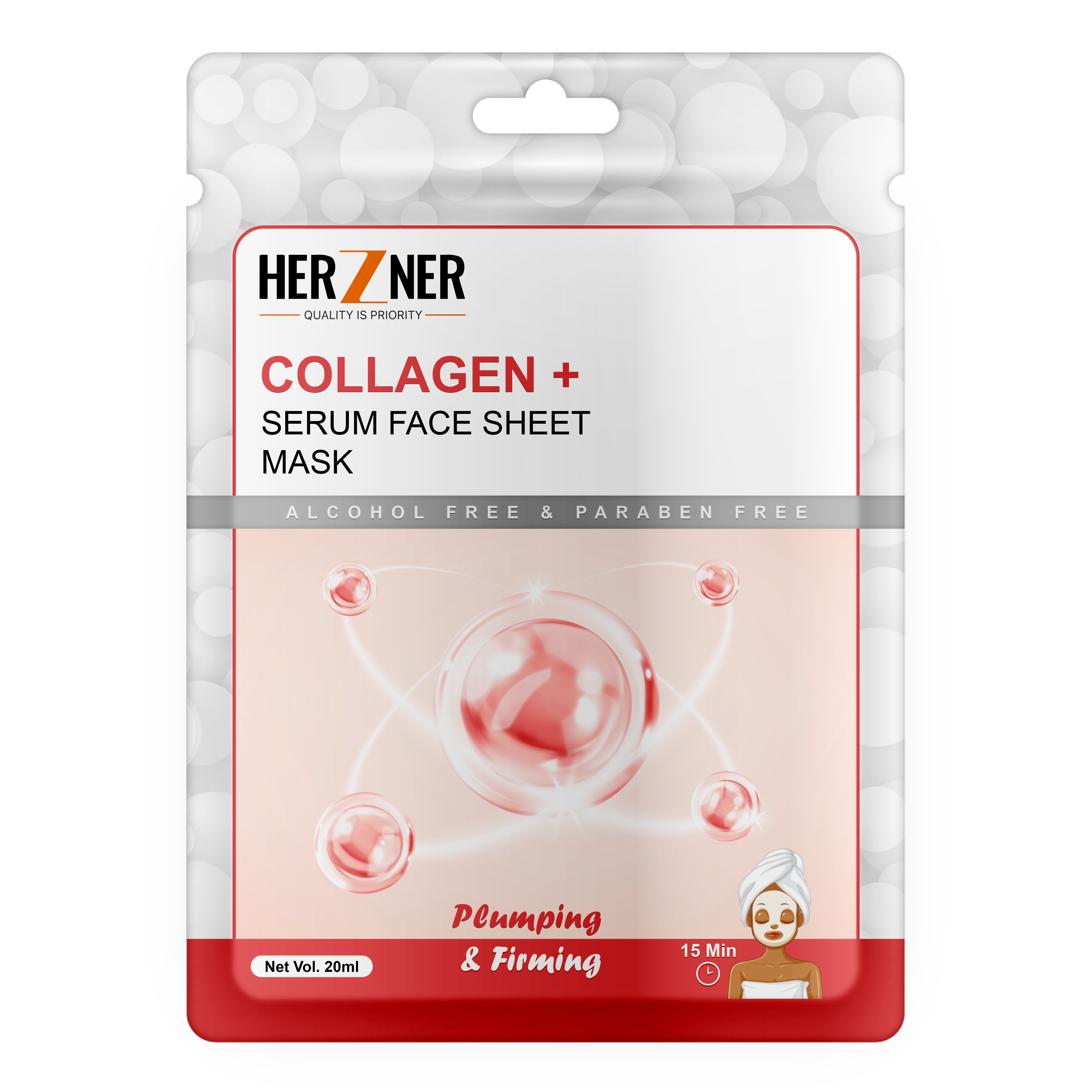 HERNER Collagen+ Serum Face Sheet Mask
