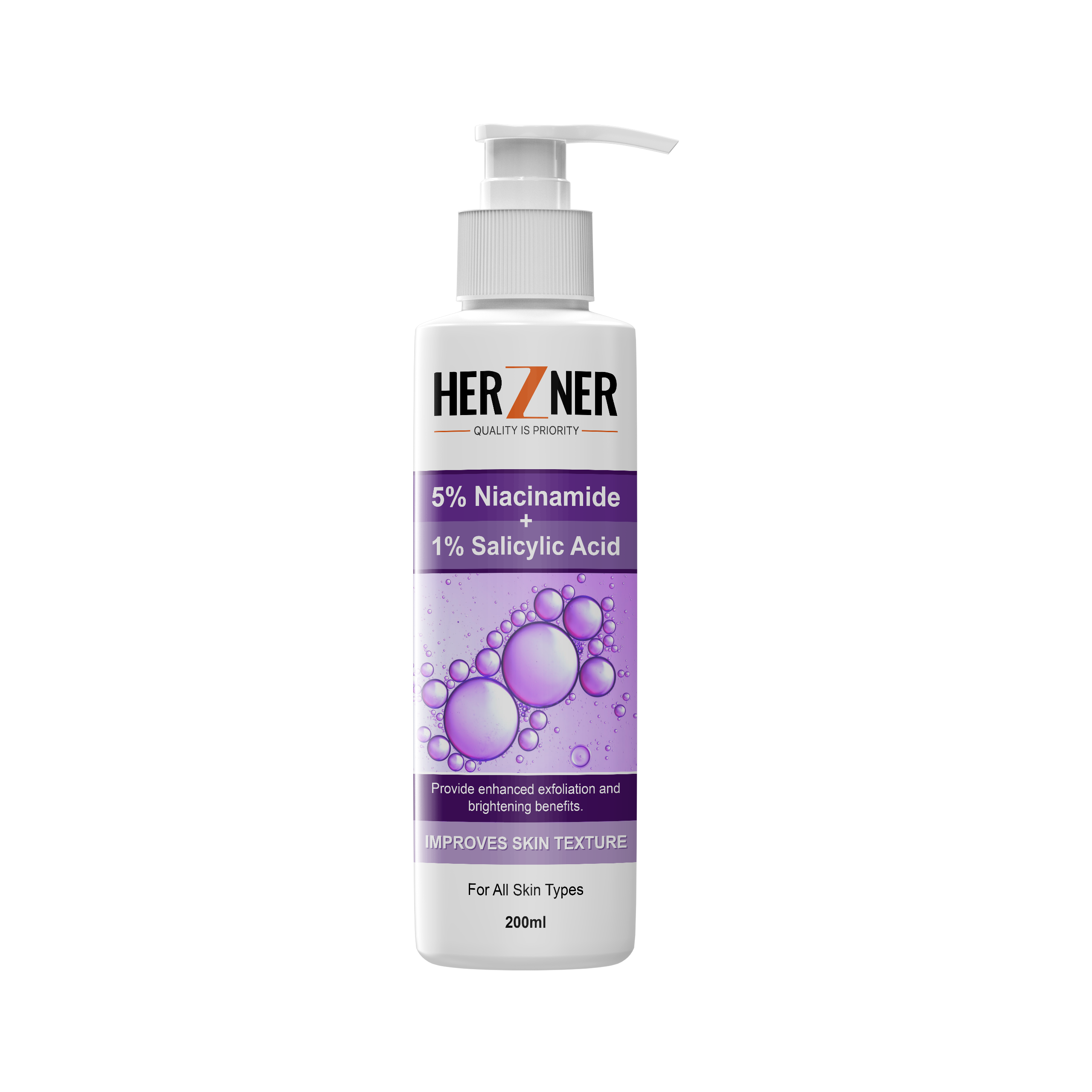 HERZNER Niacinamide & Salicylic Acid Serum 200 ml