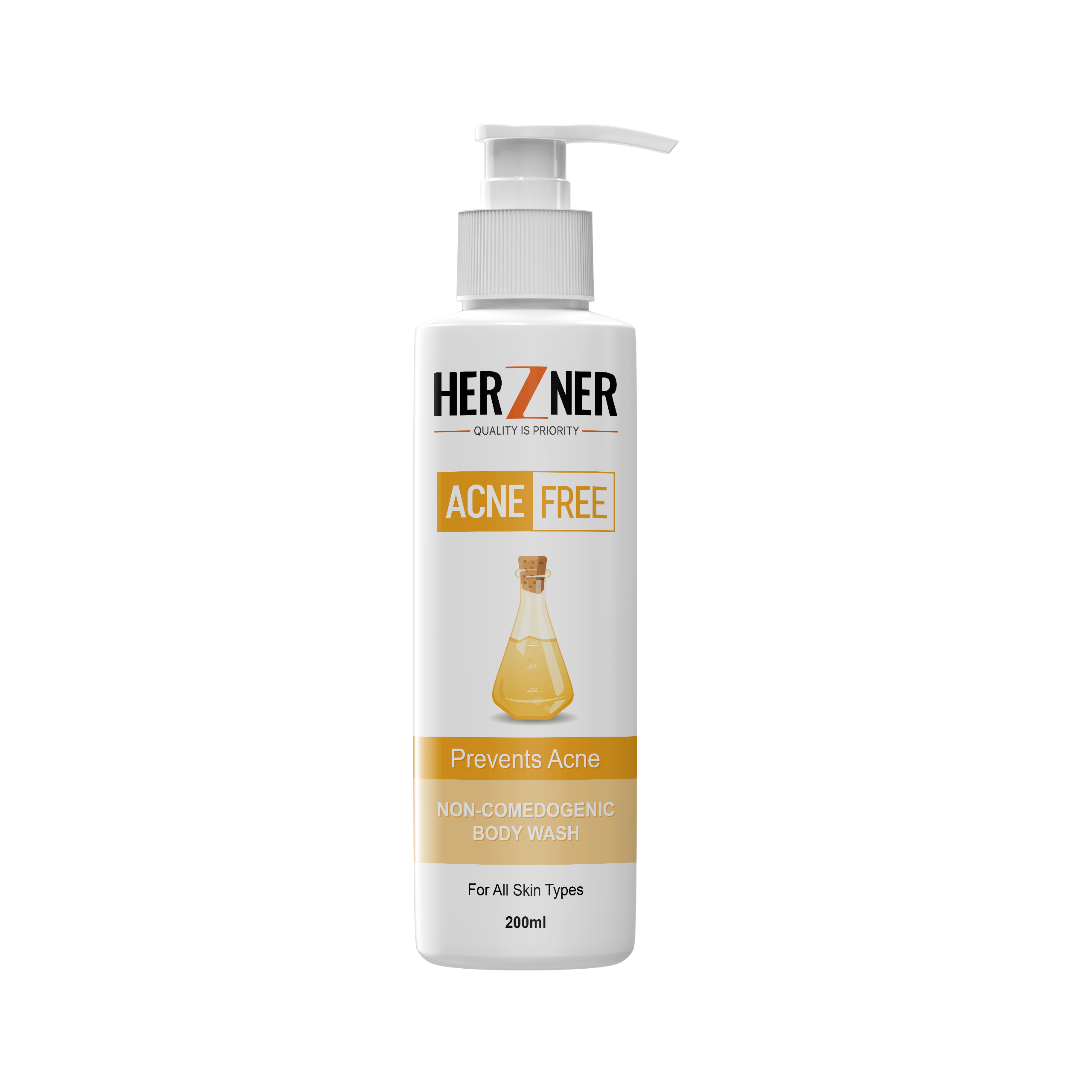 HERZNER Acne Free Body Wash 200 ml