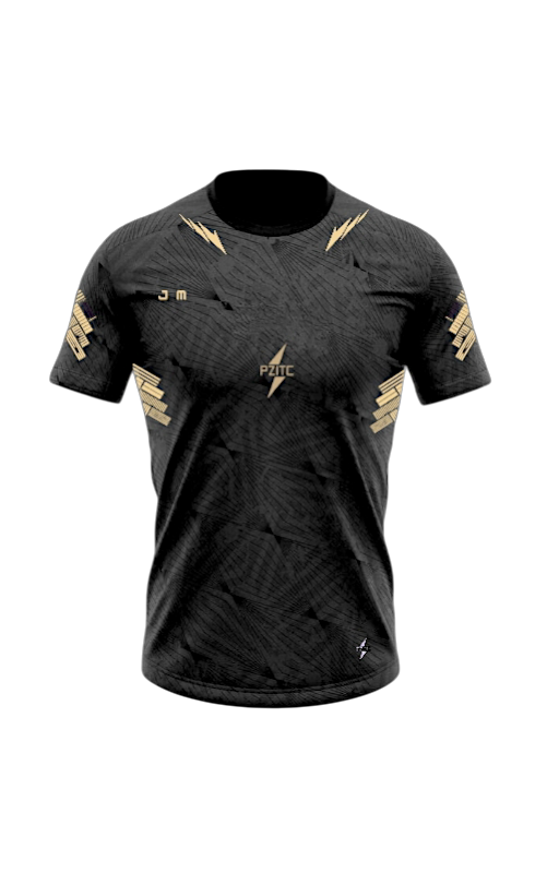 Black Graphic Sports T-Shirt